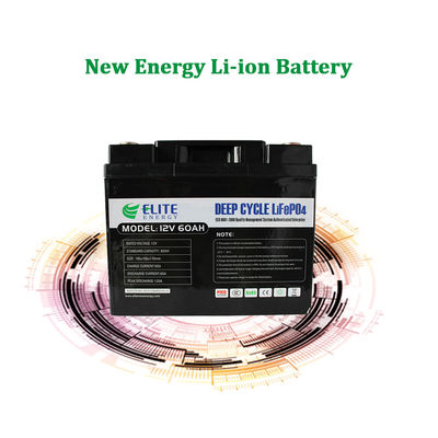 Bloco de pouco peso da bateria de 60Ah 768Wh LFP 12V LiFePO4 para o sistema solar