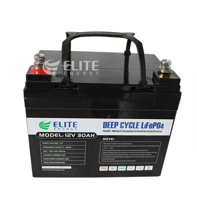 Ciclos alternativos da bateria 2000 do fosfato do lítio de Lifepo4 12V 30Ah 384Wh