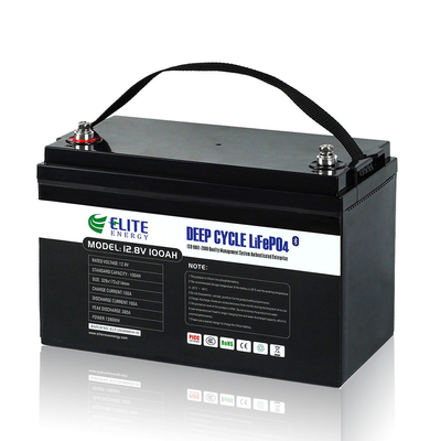 Lítio recarregável Ion Battery For ESS da bateria 12V 100Ah de 12V LiFePO4