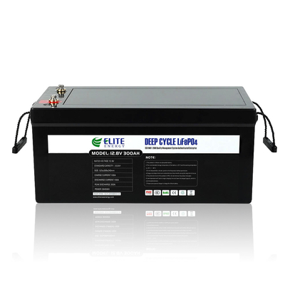 Bateria de lítio solar renovável da bateria recarregável de 12V 300Ah LiFePO4