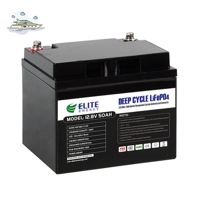 Bateria profunda do ciclo 12.8V 50Ah 12V LiFePO4 para o poder e o sistema solar do armazenamento