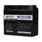 12V durável 15Ah IP54 Li Ion Battery Optional Bluetooth portátil